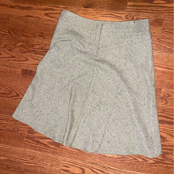 Necessary Objects Olive Green Wool Skirt - Picture 3 of 5